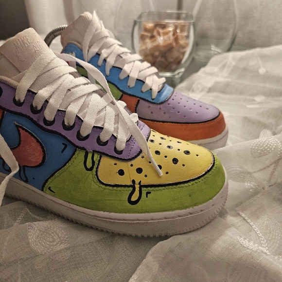 Mens Custom drip  Air Force 1 size 7.5 - Picture 13 of 16